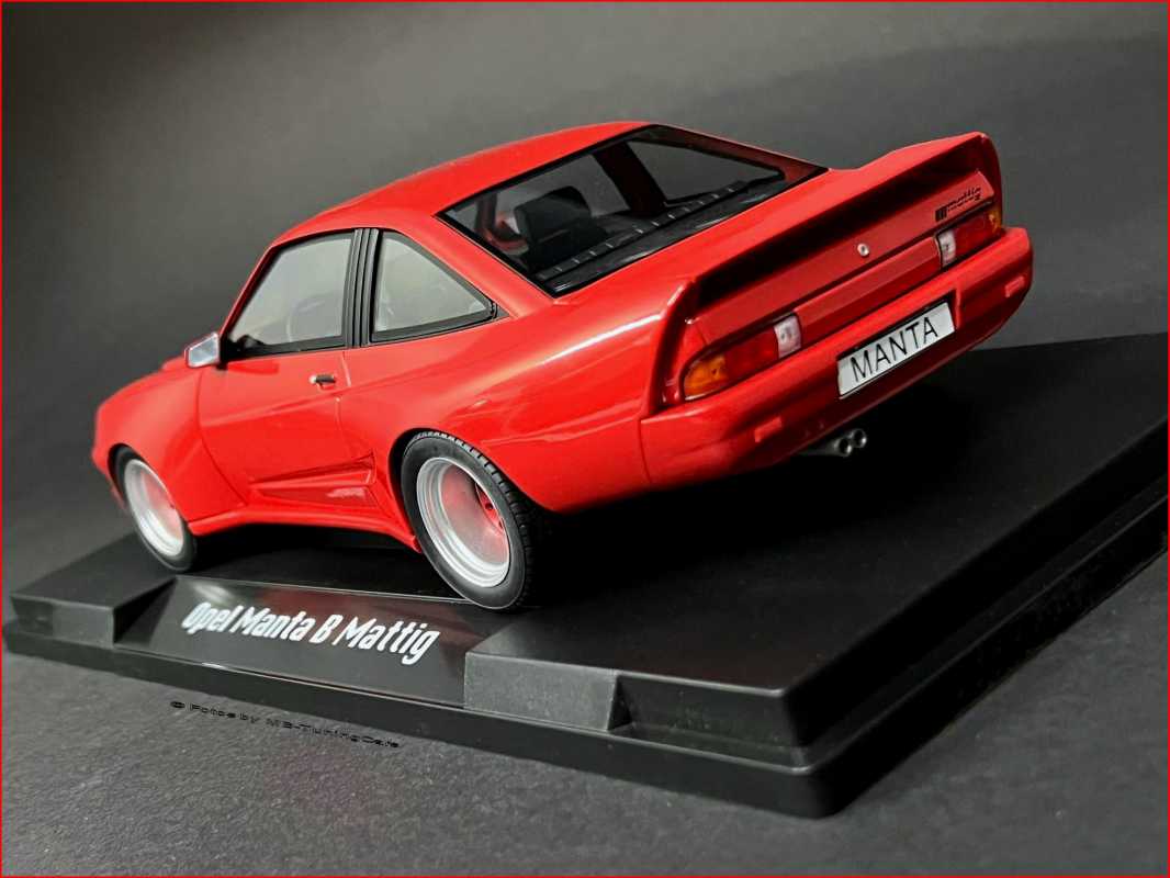 MCG 1/18 Opel Manta B Mattig Rouge - Model Car Group MCG18265 - Occasion